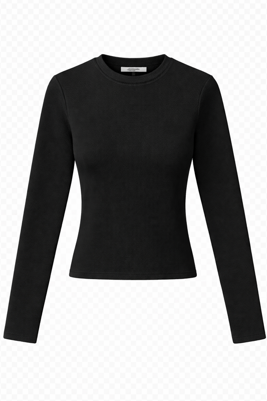 LONG SLEEVE FITTED TEE