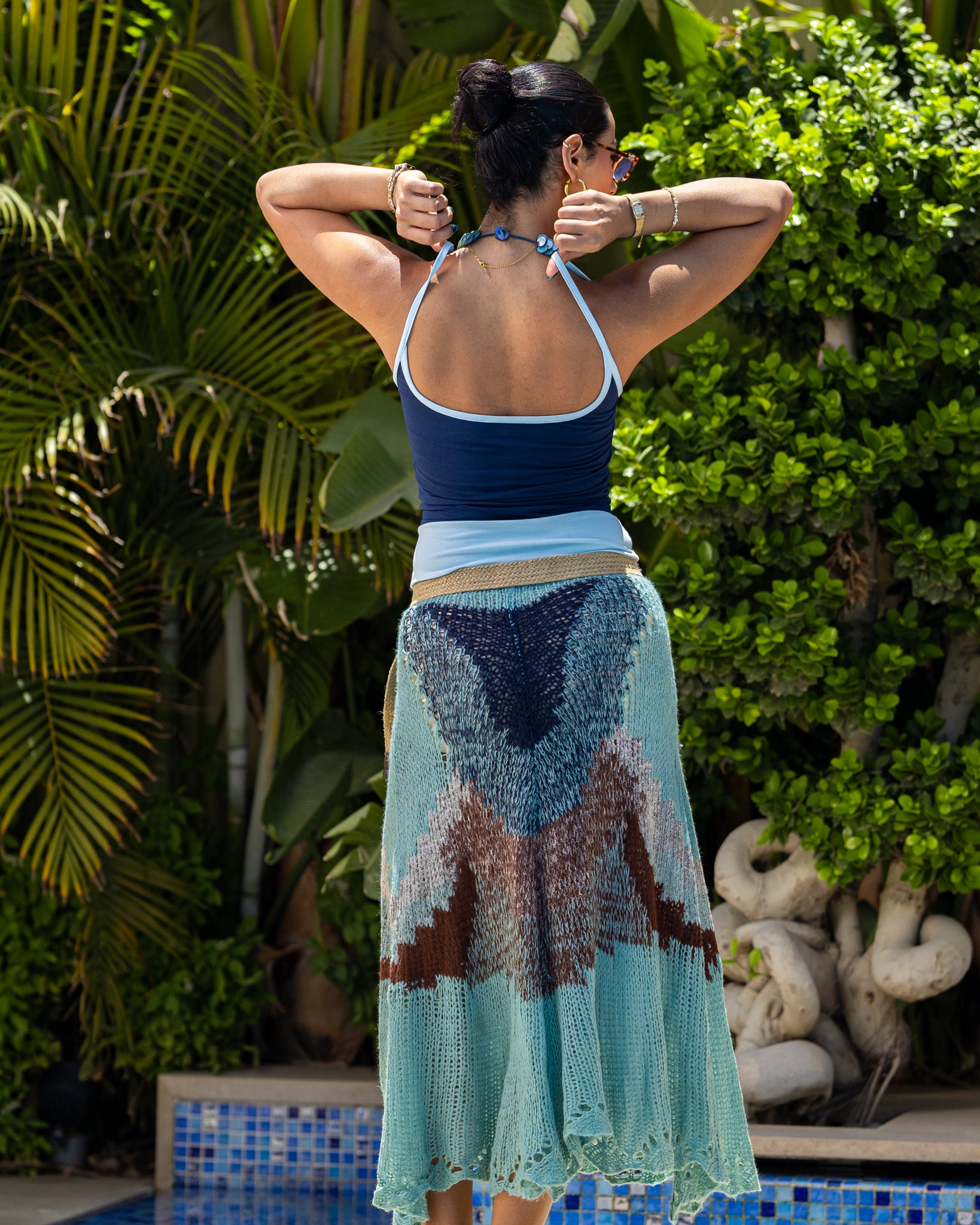 back [Color: NAVY & BABY BLUE]