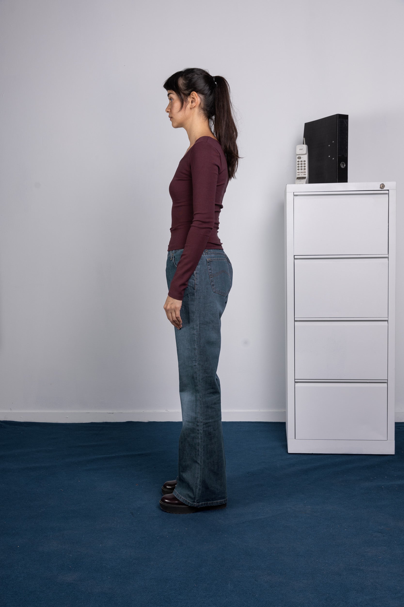 back [Color: Burgundy]