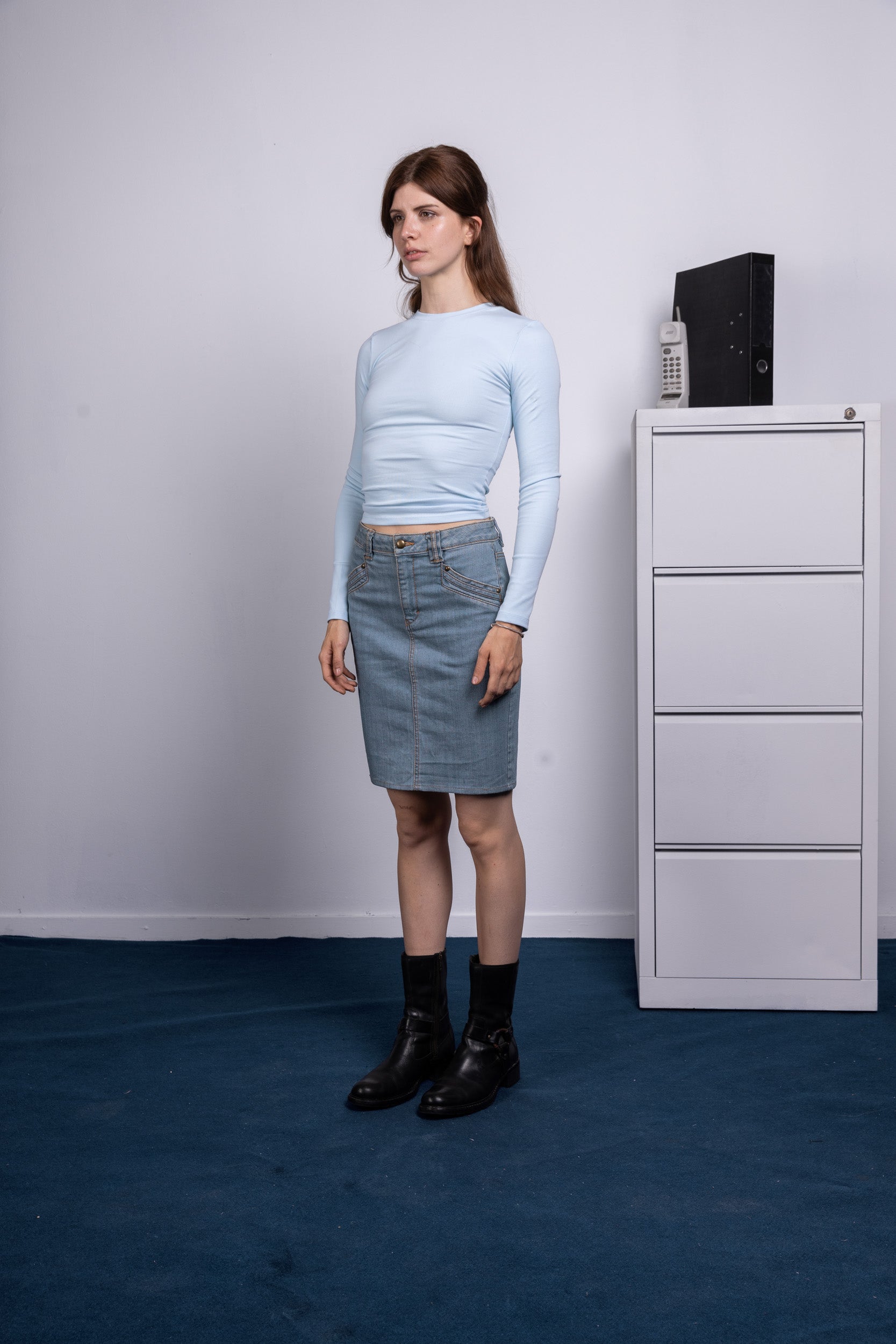 back [Color: baby blue]