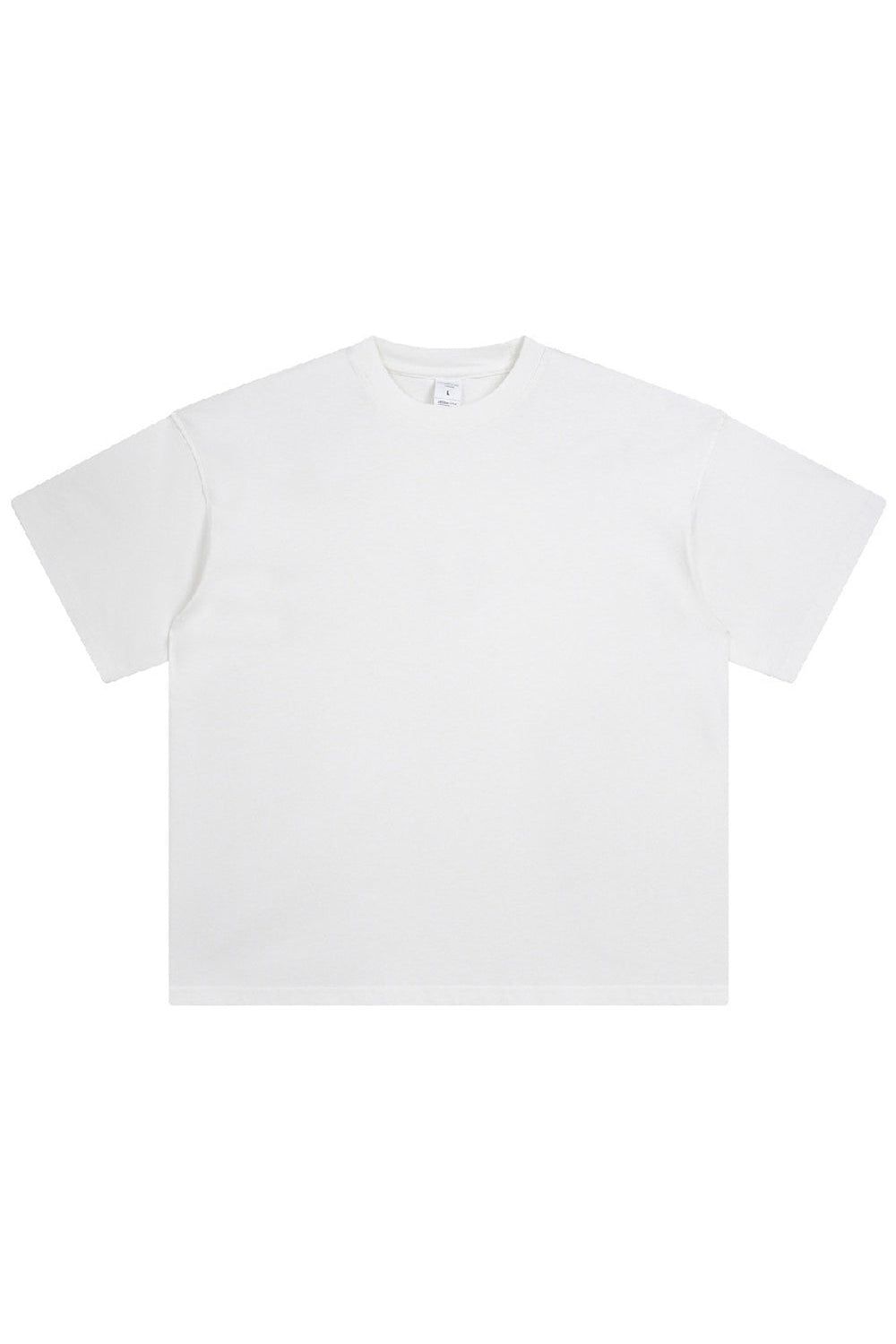 Plain white t-shirt on a white background