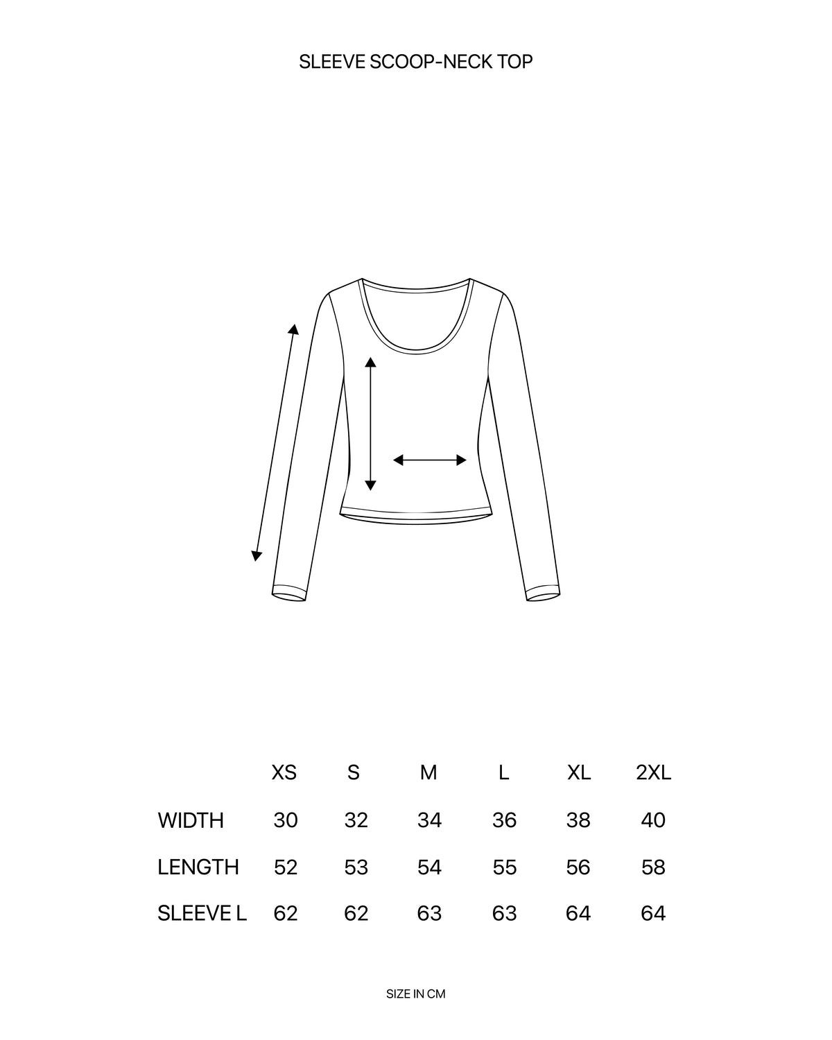 SCOOP NECK TOP