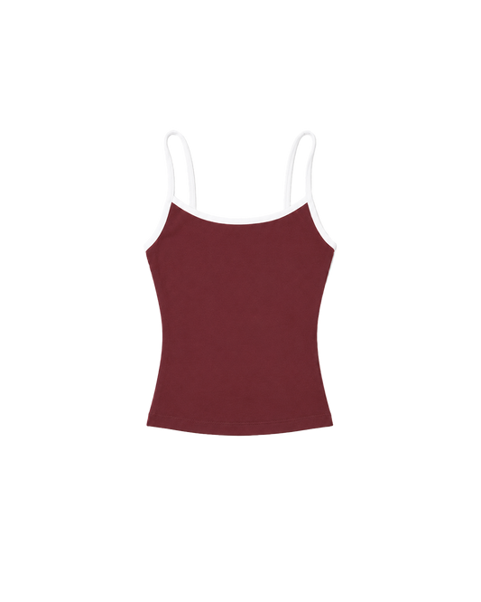 front [Color: BURGUNDY & WHITE]