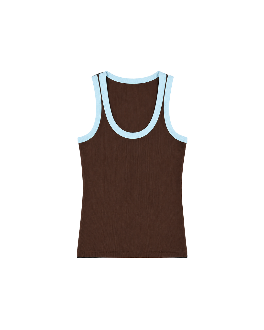 front [Color: BROWN & BABY BLUE]